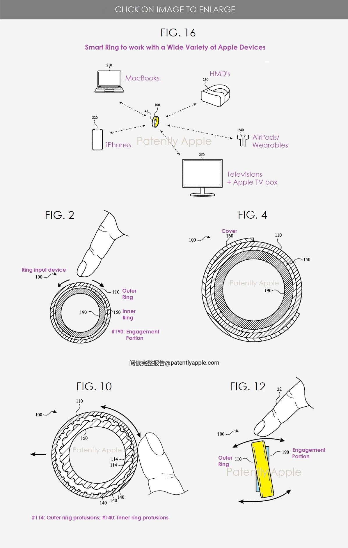 苹果智能戒指专利获批，可交互 MacBook、iPhone、Vision Pro 头显等